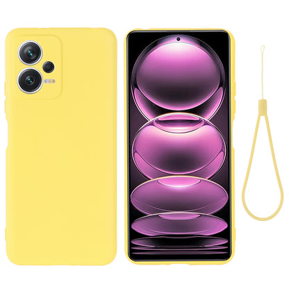 For Xiaomi Redmi Note 12 5G (India) / Poco X5 5G Liquid Silicone Phone Case Anti-Scratch Cover