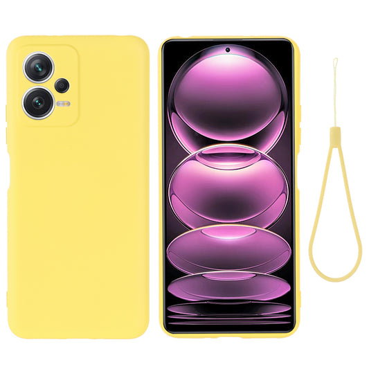 For Xiaomi Redmi Note 12 5G (India) / Poco X5 5G Liquid Silicone Phone Case Anti-Scratch Cover