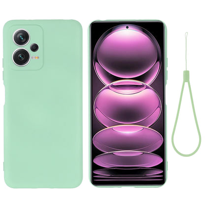For Xiaomi Redmi Note 12 5G (India) / Poco X5 5G Liquid Silicone Phone Case Anti-Scratch Cover