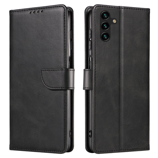 For Samsung Galaxy A04s 4G (164.7 x 76.7 x 9.1 mm) Anti-drop Phone Cover Square Leather Phone Case Stand Wallet