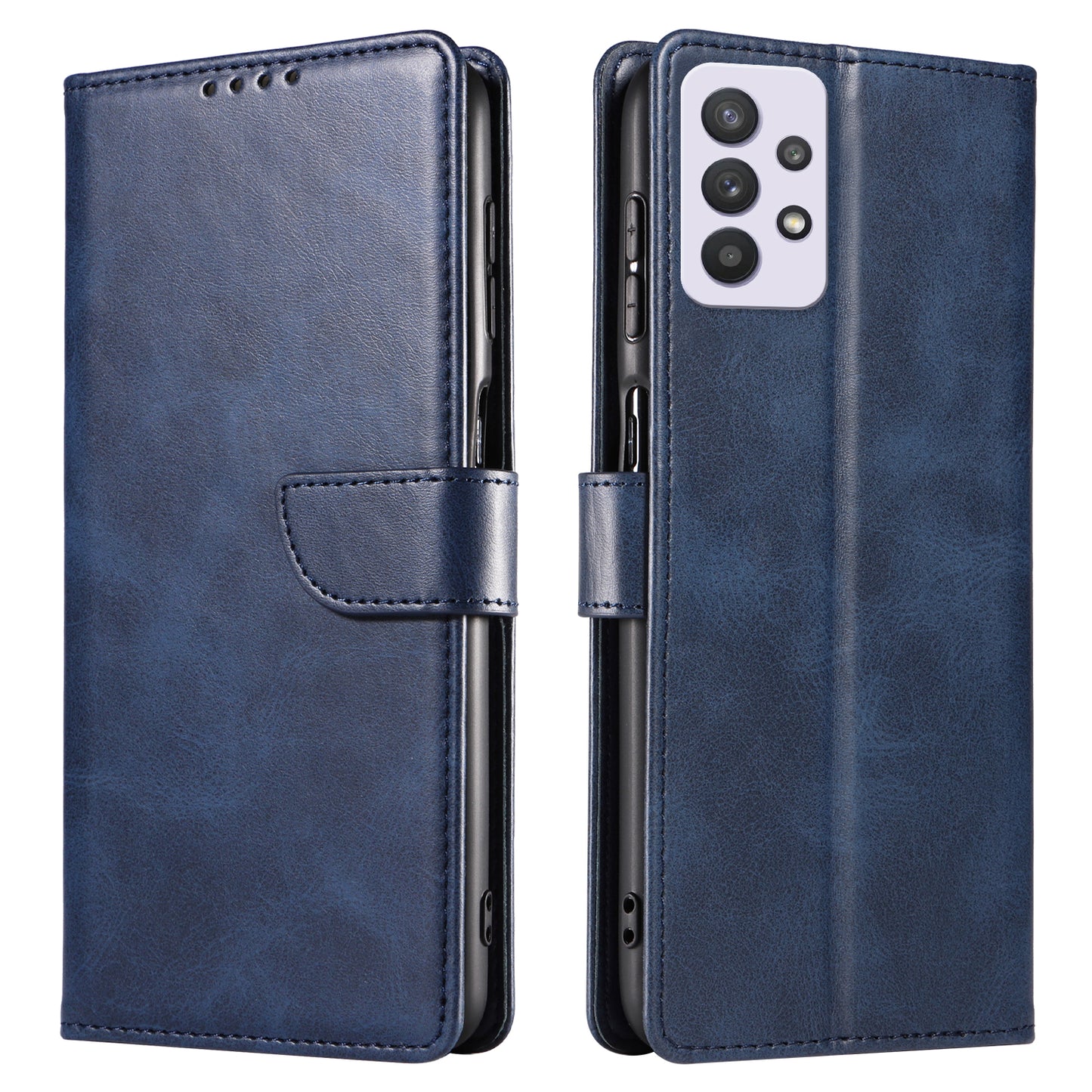 For Samsung Galaxy A53 5G Phone Wallet Case Stand Square Magnetic Clasp Leather Cover