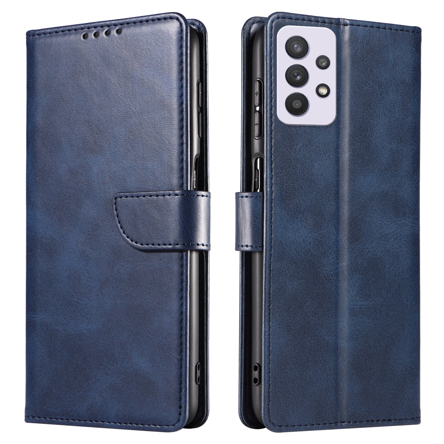For Samsung Galaxy A53 5G Phone Wallet Case Stand Square Magnetic Clasp Leather Cover