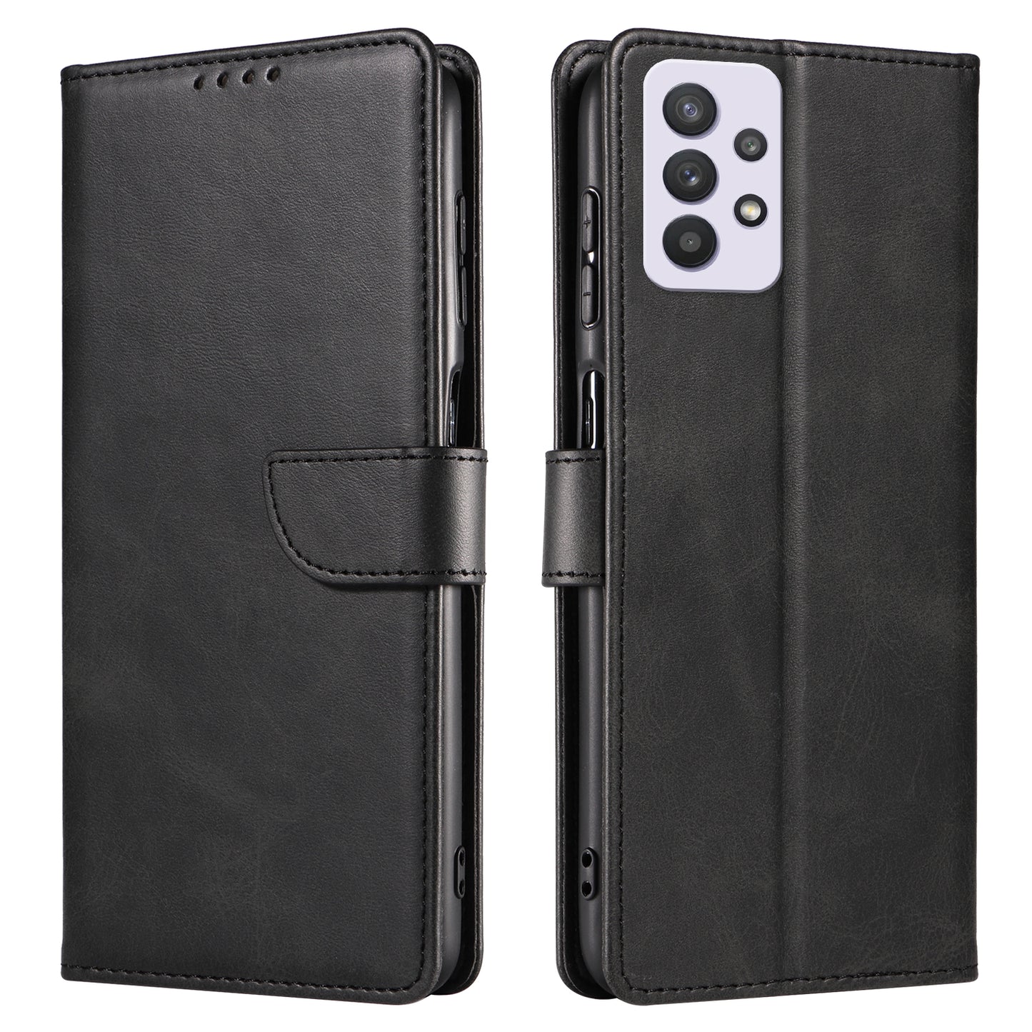 For Samsung Galaxy A53 5G Phone Wallet Case Stand Square Magnetic Clasp Leather Cover