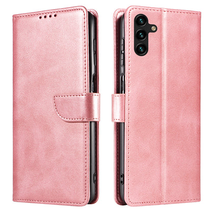 For Samsung Galaxy A54 5G Wallet Phone Case PU Leather Stand Square Magnetic Clasp Cover