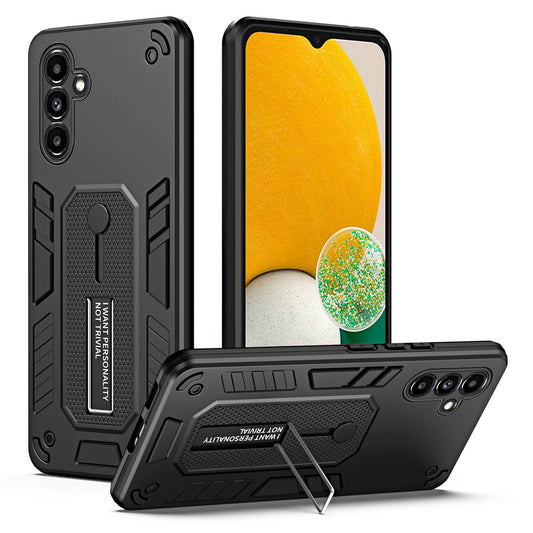 For Samsung Galaxy A13 5G Anti-scratch Phone Case TPU + PC Dual Layer Back Cover Kickstand