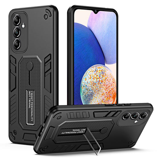 Phone Case For Samsung Galaxy A14 5G , Kickstand TPU + PC Dual Layer Protection Shockproof Phone Cover