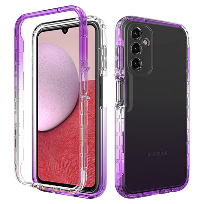 Gradient Phone Case for Samsung Galaxy A14 5G , TPU + PC Anti-Scratch Cover