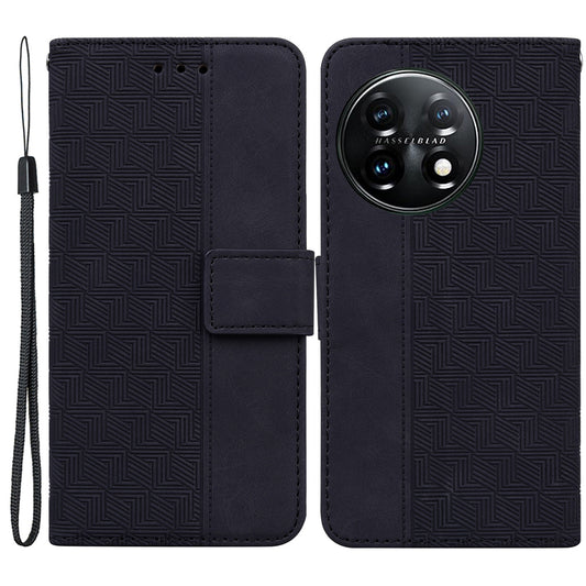 For OnePlus 11 5G Phone Wallet Case Stand Imprinted Leather Full Protection Cell Phone Cover