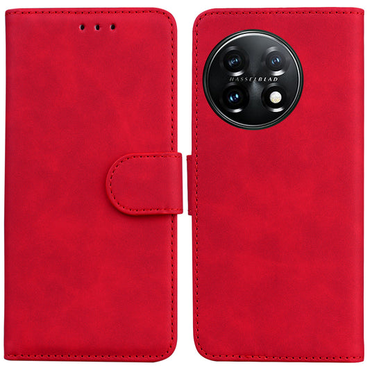 For OnePlus 11 5G Full Protection Phone Case PU Leather Smartphone Cover with Wallet Stand