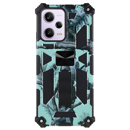 For Xiaomi Redmi Note 12 5G (Global) / (India) / (China) / Poco X5 5G Phone Case Camouflage Kickstand Cover
