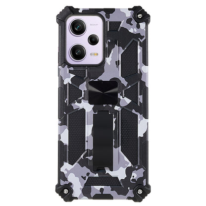 For Xiaomi Redmi Note 12 5G (Global) / (India) / (China) / Poco X5 5G Phone Case Camouflage Kickstand Cover