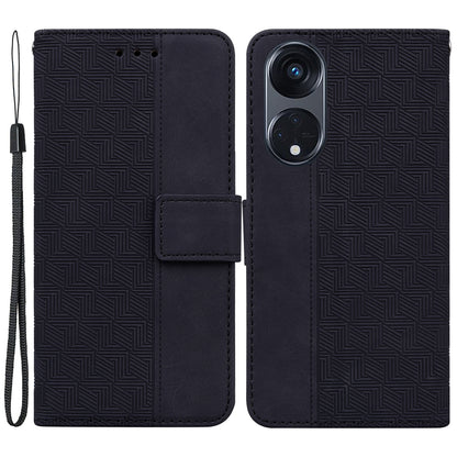 For Oppo Reno8 T 5G / A1 Pro 5G Phone Wallet Stand Cover Imprinted Leather Phone Case