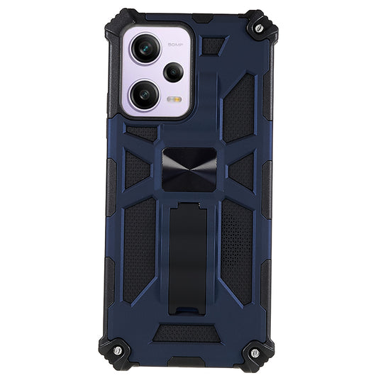 For Xiaomi Redmi Note 12 5G (Global) / (India) / (China) / Poco X5 5G Kickstand Phone Case PC+TPU Cell Phone Cover