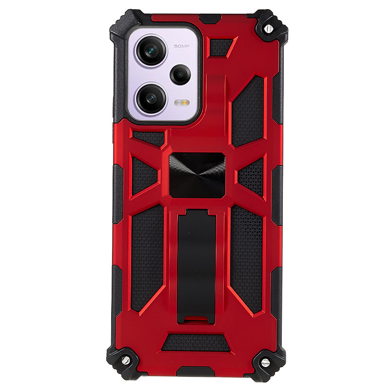 For Xiaomi Redmi Note 12 5G (Global) / (India) / (China) / Poco X5 5G Kickstand Phone Case PC+TPU Cell Phone Cover