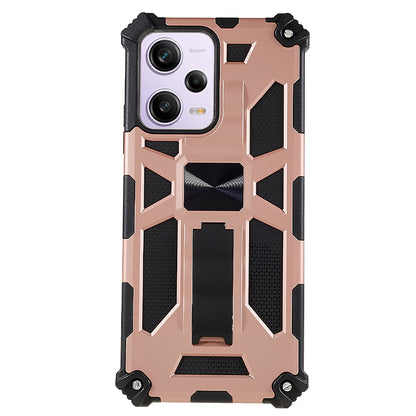For Xiaomi Redmi Note 12 5G (Global) / (India) / (China) / Poco X5 5G Kickstand Phone Case PC+TPU Cell Phone Cover