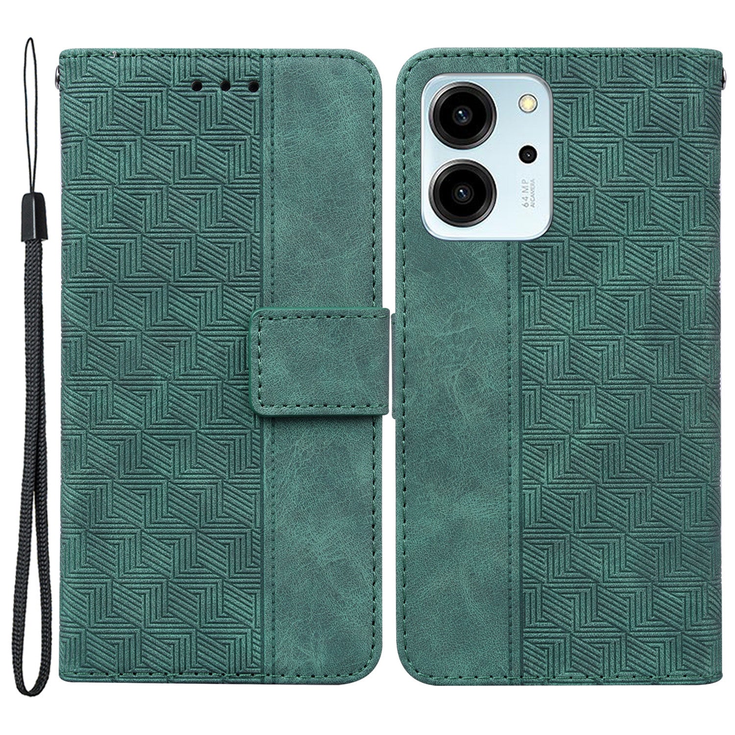 For Honor 80 SE 5G Anti-scratch Smartphone Case Phone Wallet Stand Imprinted Leather Phone Cover