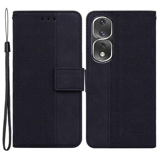 For Honor 80 Pro 5G Full Protection Cell Phone Cover Imprinted Leather Phone Case with Stand Wallet