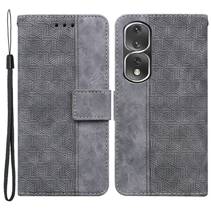For Honor 80 Pro 5G Full Protection Cell Phone Cover Imprinted Leather Phone Case with Stand Wallet