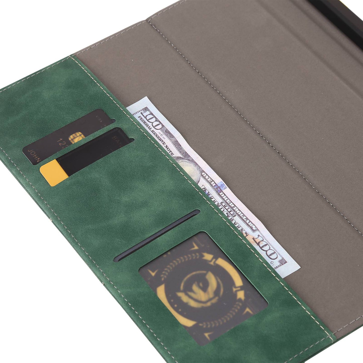 For iPad Air (2020)/(2022)/iPad Pro 11-inch (2021)/(2020)/(2018) PU Leather Wallet Pen Slot Case Flip Stand Auto Wake/Sleep Protective Tablet Cover