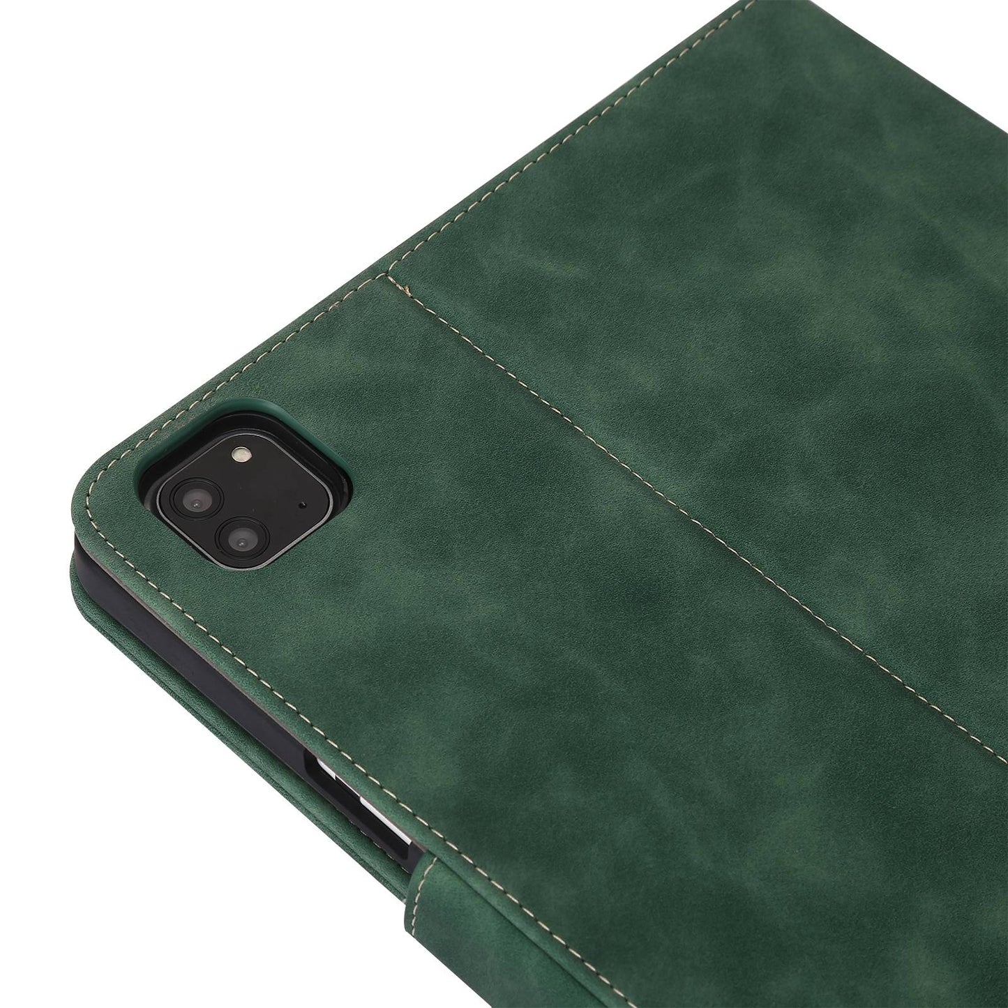 For iPad Air (2020)/(2022)/iPad Pro 11-inch (2021)/(2020)/(2018) PU Leather Wallet Pen Slot Case Flip Stand Auto Wake/Sleep Protective Tablet Cover
