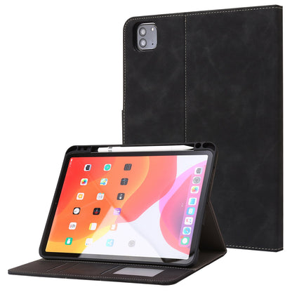 For iPad Air (2020)/(2022)/iPad Pro 11-inch (2021)/(2020)/(2018) PU Leather Wallet Pen Slot Case Flip Stand Auto Wake/Sleep Protective Tablet Cover