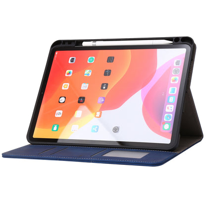 For iPad Air (2020)/(2022)/iPad Pro 11-inch (2021)/(2020)/(2018) PU Leather Wallet Pen Slot Case Flip Stand Auto Wake/Sleep Protective Tablet Cover