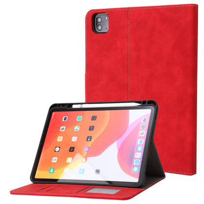 For iPad Air (2020)/(2022)/iPad Pro 11-inch (2021)/(2020)/(2018) PU Leather Wallet Pen Slot Case Flip Stand Auto Wake/Sleep Protective Tablet Cover