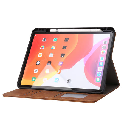 For iPad Air (2020)/(2022)/iPad Pro 11-inch (2021)/(2020)/(2018) PU Leather Wallet Pen Slot Case Flip Stand Auto Wake/Sleep Protective Tablet Cover