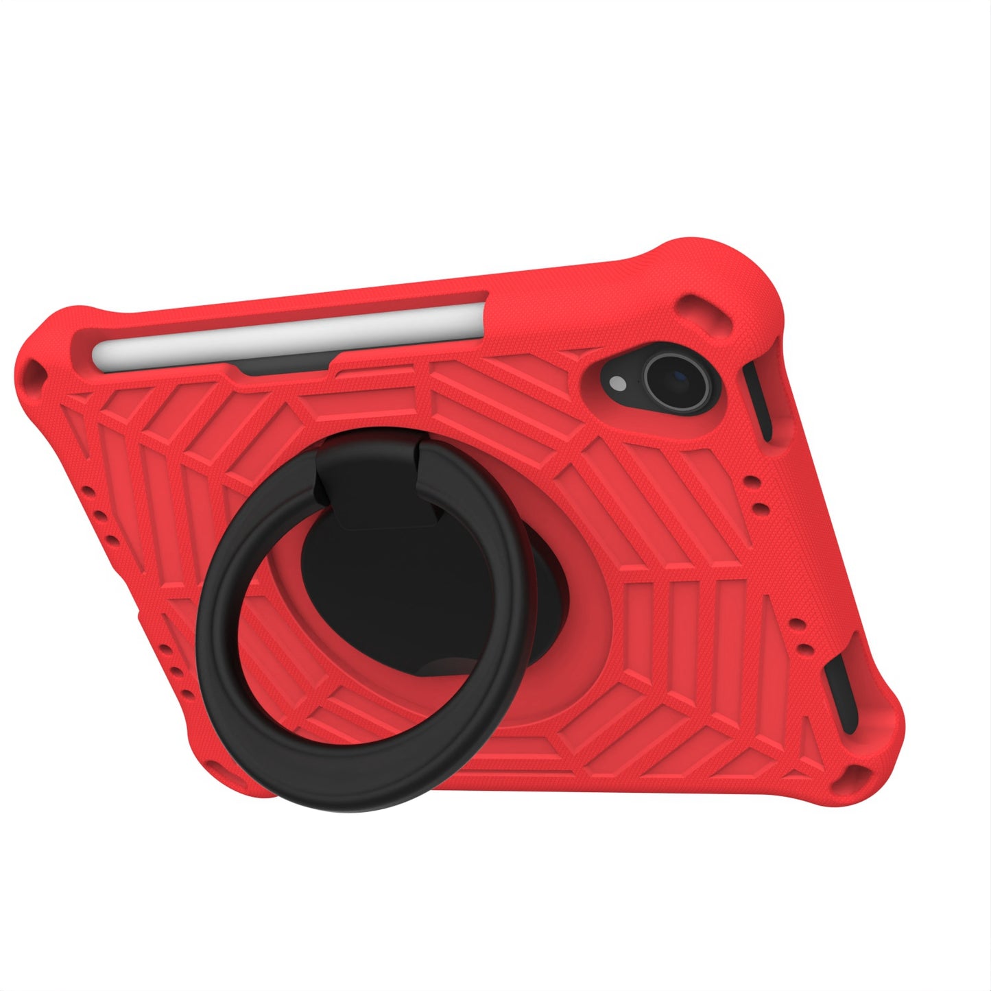 For iPad mini (2021) Anti-Scratch EVA Case with Shoulder Strap Kickstand Protective Cover Shockproof Tablet Case