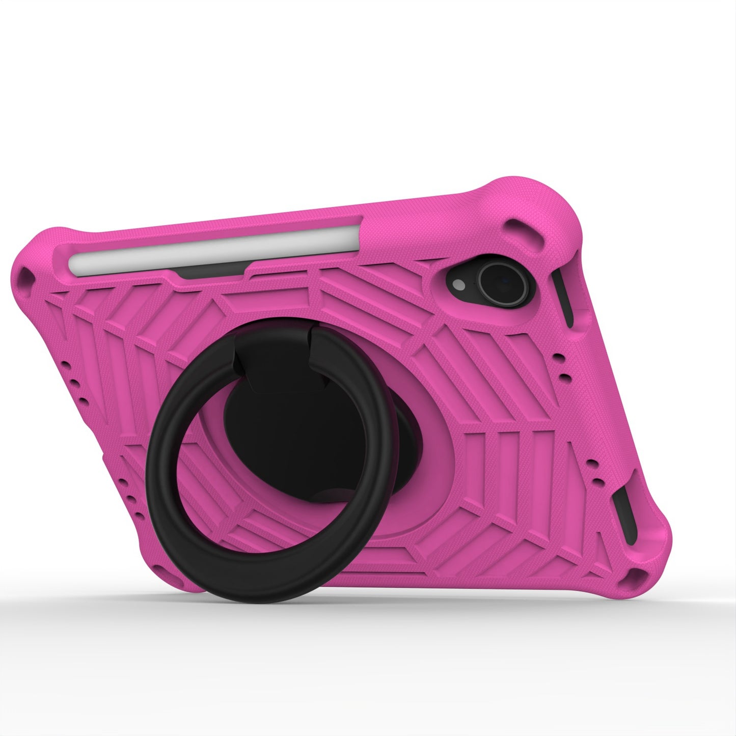 For iPad mini (2021) Anti-Scratch EVA Case with Shoulder Strap Kickstand Protective Cover Shockproof Tablet Case