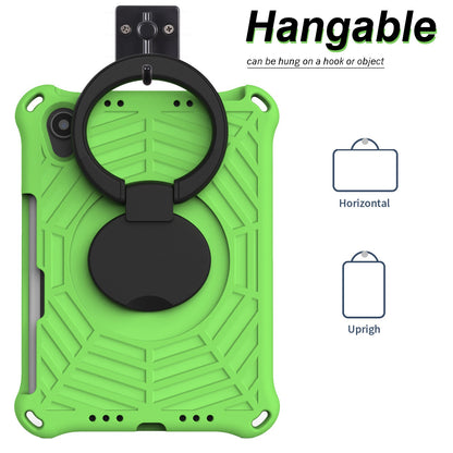 For iPad mini (2021) Anti-Scratch EVA Case with Shoulder Strap Kickstand Protective Cover Shockproof Tablet Case