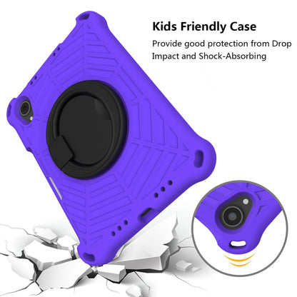 For iPad mini (2021) Anti-Scratch EVA Case with Shoulder Strap Kickstand Protective Cover Shockproof Tablet Case