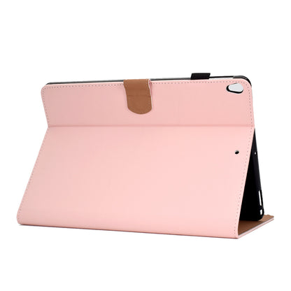 For iPad 10.2 (2020) / (2019) / iPad Air 10.5 inch (2019) PU Leather Card Slots Tablet Case Adjustable Stand Magnetic Clasp Cover with Pencil Loop Holder