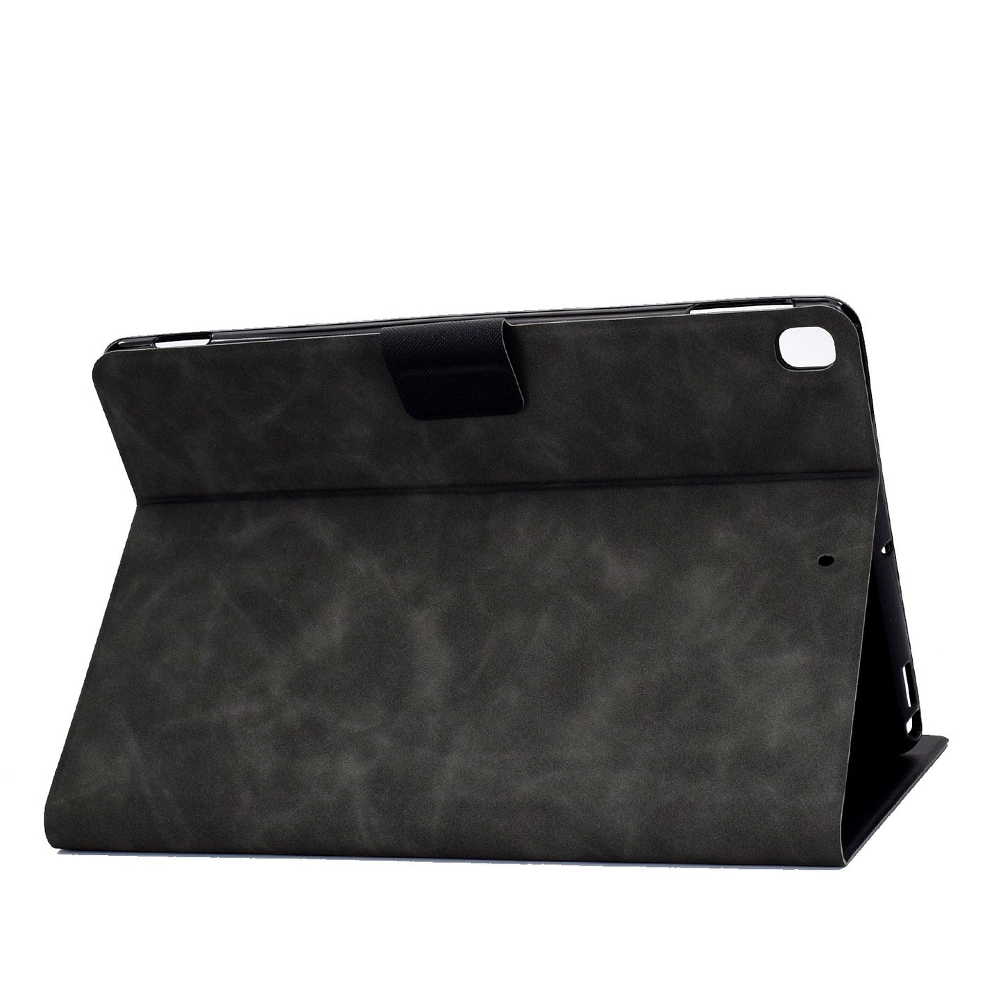 For iPad 10.2 (2020) (2019)  /  iPad Air 10.5 inch (2019) Calf Textured Leather Tablet Case Card Holder Adjustable Stand Protective Cover