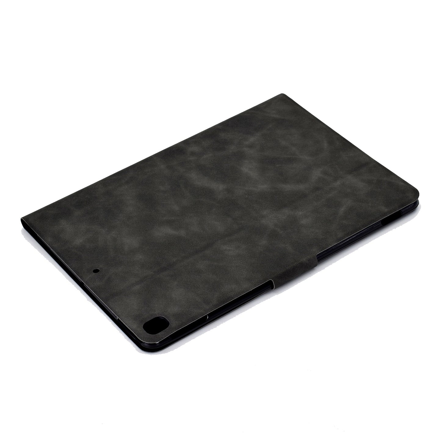For iPad 10.2 (2020) (2019)  /  iPad Air 10.5 inch (2019) Calf Textured Leather Tablet Case Card Holder Adjustable Stand Protective Cover
