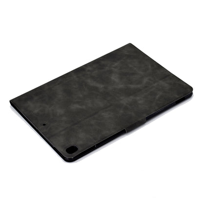 For iPad 10.2 (2020) (2019)  /  iPad Air 10.5 inch (2019) Calf Textured Leather Tablet Case Card Holder Adjustable Stand Protective Cover