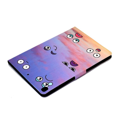 For iPad 10.2 (2020) / (2019) / iPad Air 10.5 inch (2019) Card Slots Stand Leather Case Pattern Printing Magnetic Clasp Tablet Cover