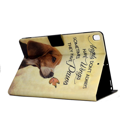 For iPad 10.2 (2020) / (2019) / iPad Air 10.5 inch (2019) Card Slots Stand Leather Case Pattern Printing Magnetic Clasp Tablet Cover