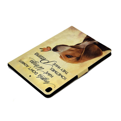 For iPad 10.2 (2020) / (2019) / iPad Air 10.5 inch (2019) Card Slots Stand Leather Case Pattern Printing Magnetic Clasp Tablet Cover