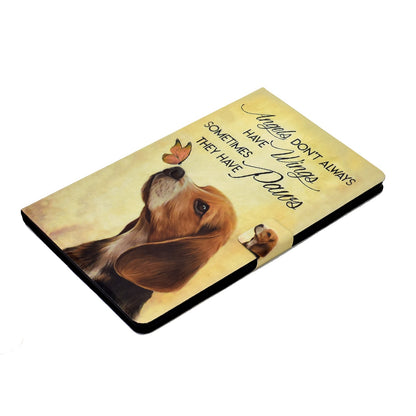 For iPad 10.2 (2020) / (2019) / iPad Air 10.5 inch (2019) Card Slots Stand Leather Case Pattern Printing Magnetic Clasp Tablet Cover