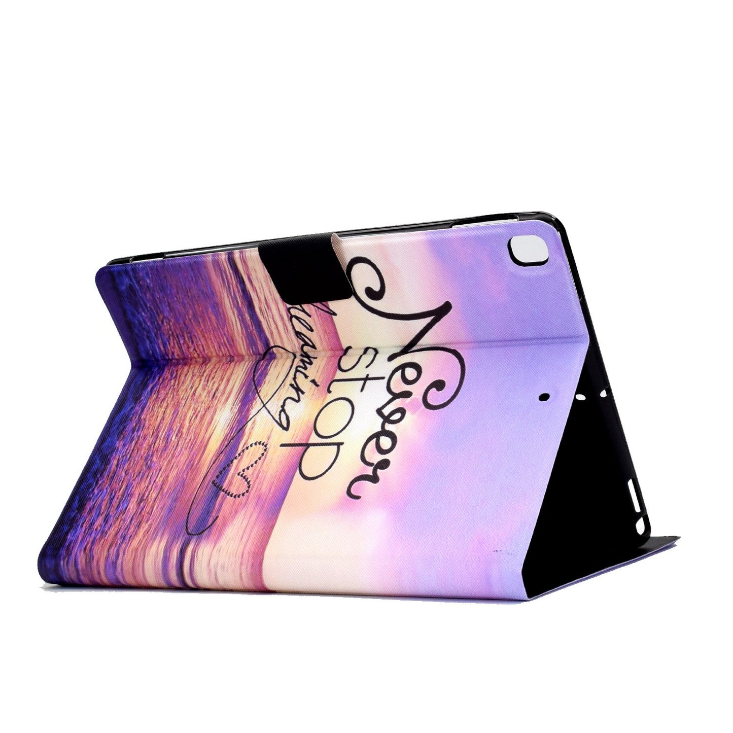 For iPad 10.2 (2020) / (2019) / iPad Air 10.5 inch (2019) Card Slots Stand Leather Case Pattern Printing Magnetic Clasp Tablet Cover