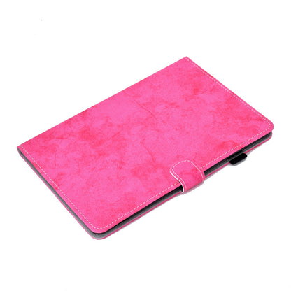 For iPad 10.2 (2019) (2020)  /  iPad Air 10.5 inch (2019) Cloth Texture PU Leather Tablet Cover Card Slots Folio Stand Protection Case with Pen Storage Loop