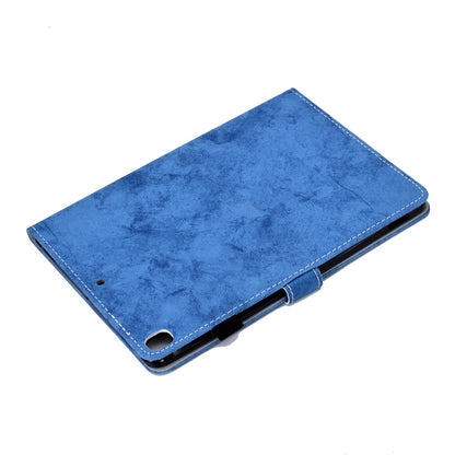 For iPad 10.2 (2019) (2020)  /  iPad Air 10.5 inch (2019) Cloth Texture PU Leather Tablet Cover Card Slots Folio Stand Protection Case with Pen Storage Loop
