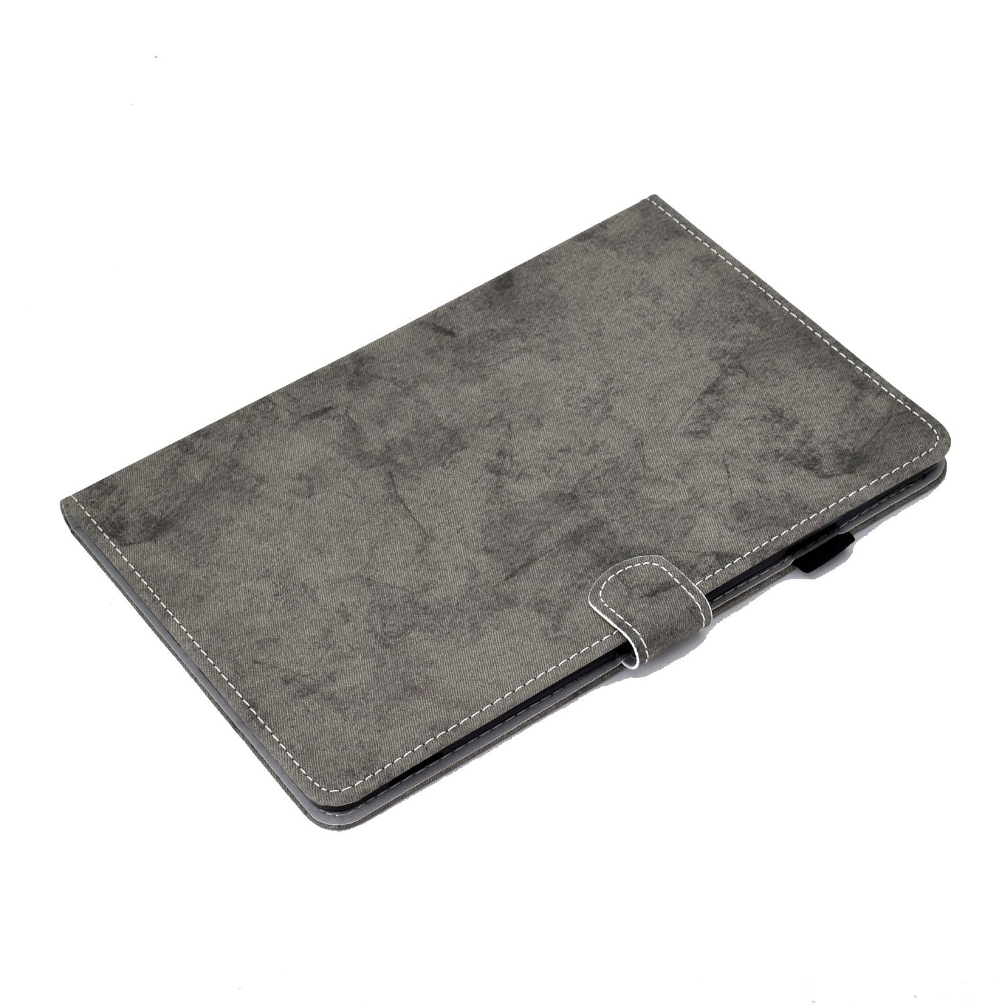 For iPad 10.2 (2019) (2020)  /  iPad Air 10.5 inch (2019) Cloth Texture PU Leather Tablet Cover Card Slots Folio Stand Protection Case with Pen Storage Loop