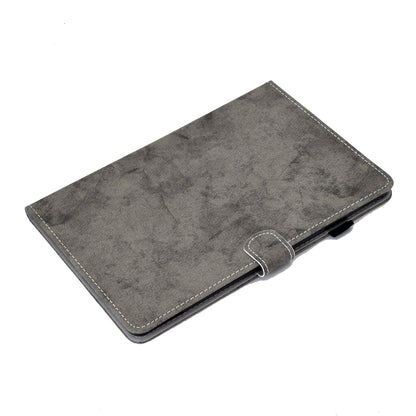 For iPad 10.2 (2019) (2020)  /  iPad Air 10.5 inch (2019) Cloth Texture PU Leather Tablet Cover Card Slots Folio Stand Protection Case with Pen Storage Loop
