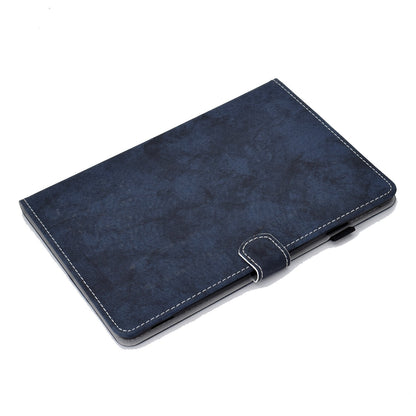 For iPad 10.2 (2019) (2020)  /  iPad Air 10.5 inch (2019) Cloth Texture PU Leather Tablet Cover Card Slots Folio Stand Protection Case with Pen Storage Loop