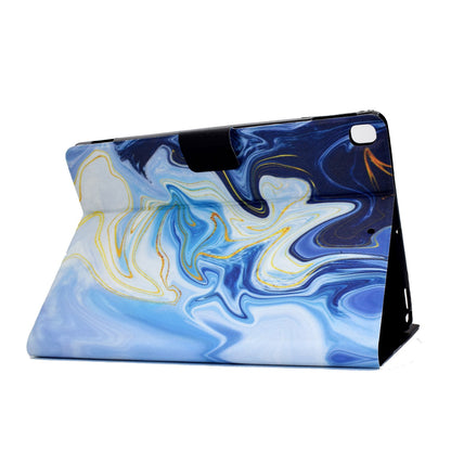 For iPad 10.2 (2020) / (2019) / iPad Air 10.5 inch (2019) Card Slots Stand Leather Case Stylish Pattern Printing Shockproof Magnetic Anti-fall Tablet Cover