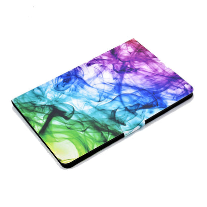 For iPad 10.2 (2020) / (2019) / iPad Air 10.5 inch (2019) Card Slots Stand Leather Case Stylish Pattern Printing Shockproof Magnetic Anti-fall Tablet Cover