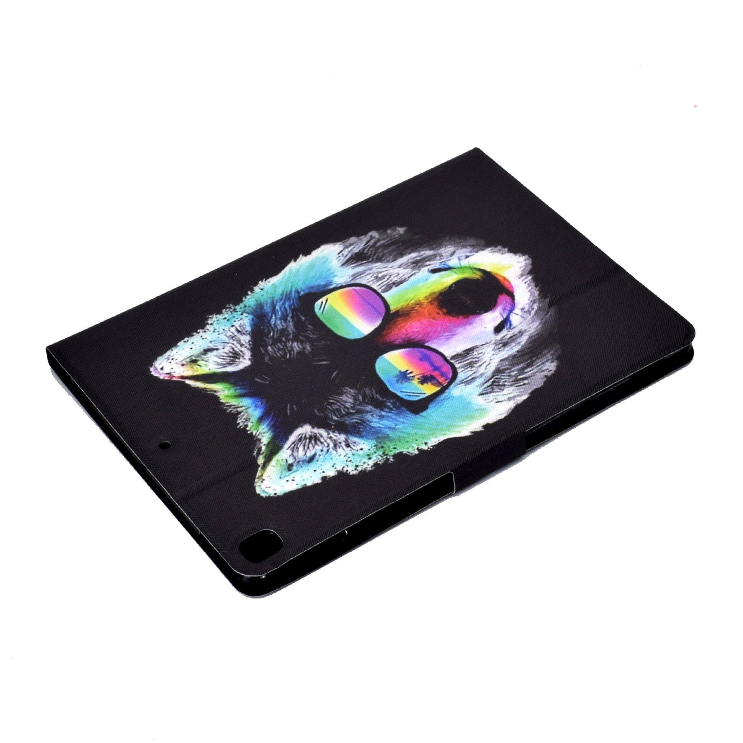 For iPad 10.2 (2020) / (2019) / iPad Air 10.5 inch (2019) Card Slots Stand Leather Case Stylish Pattern Printing Shockproof Magnetic Anti-fall Tablet Cover