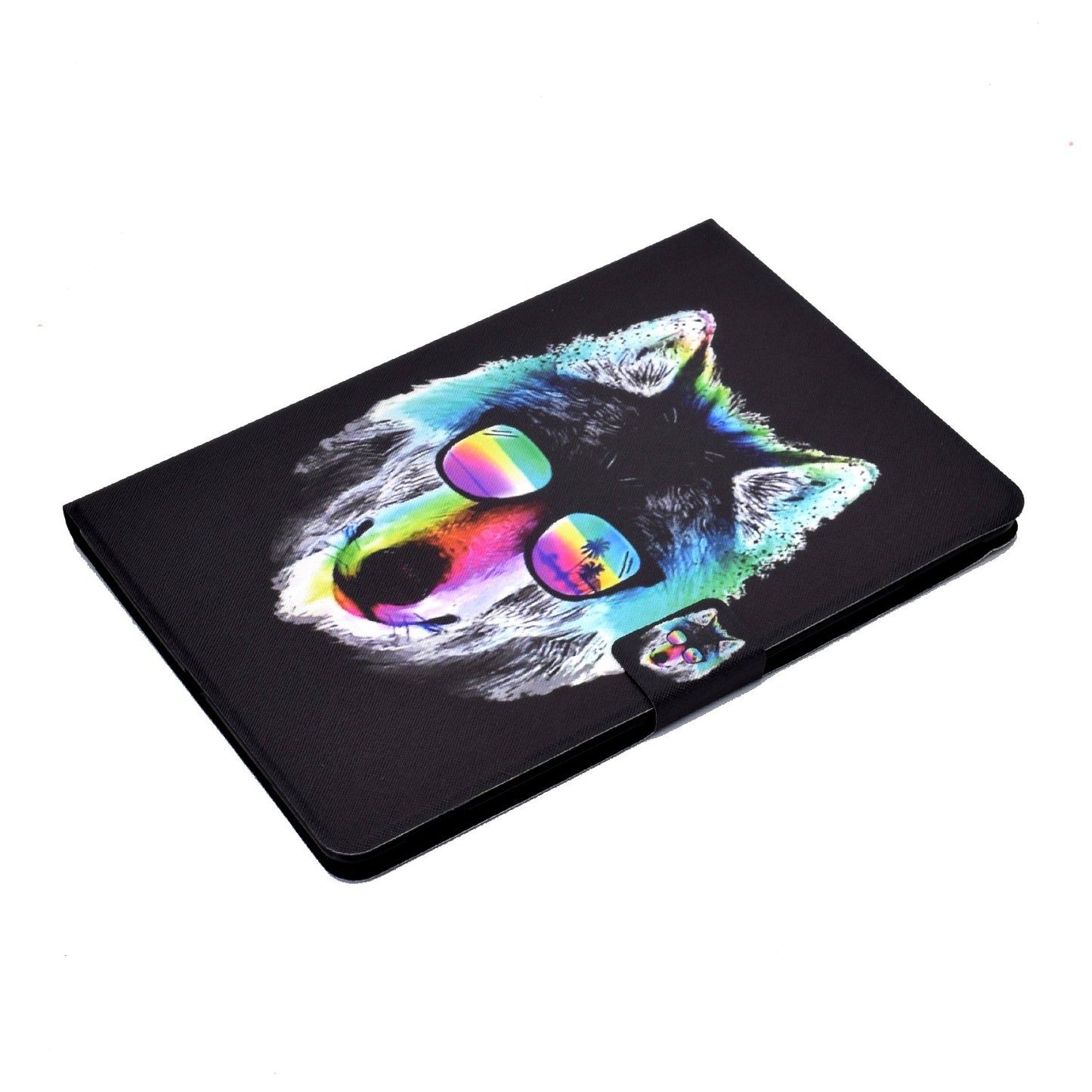 For iPad 10.2 (2020) / (2019) / iPad Air 10.5 inch (2019) Card Slots Stand Leather Case Stylish Pattern Printing Shockproof Magnetic Anti-fall Tablet Cover